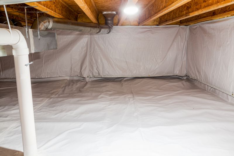 Clean Crawl Space with Proper Ventilation